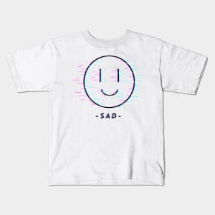 Sad Original Design Kids T-Shirt